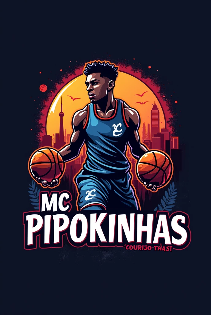 I have a basketball team called "MC PIPOKINHAS" I wanted you to create a logo for it 