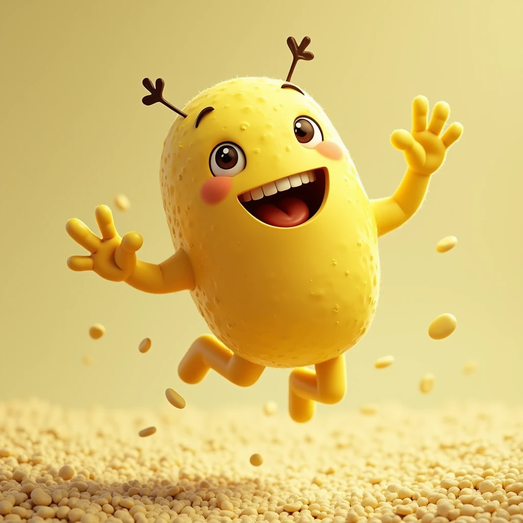 Image of beans jumping