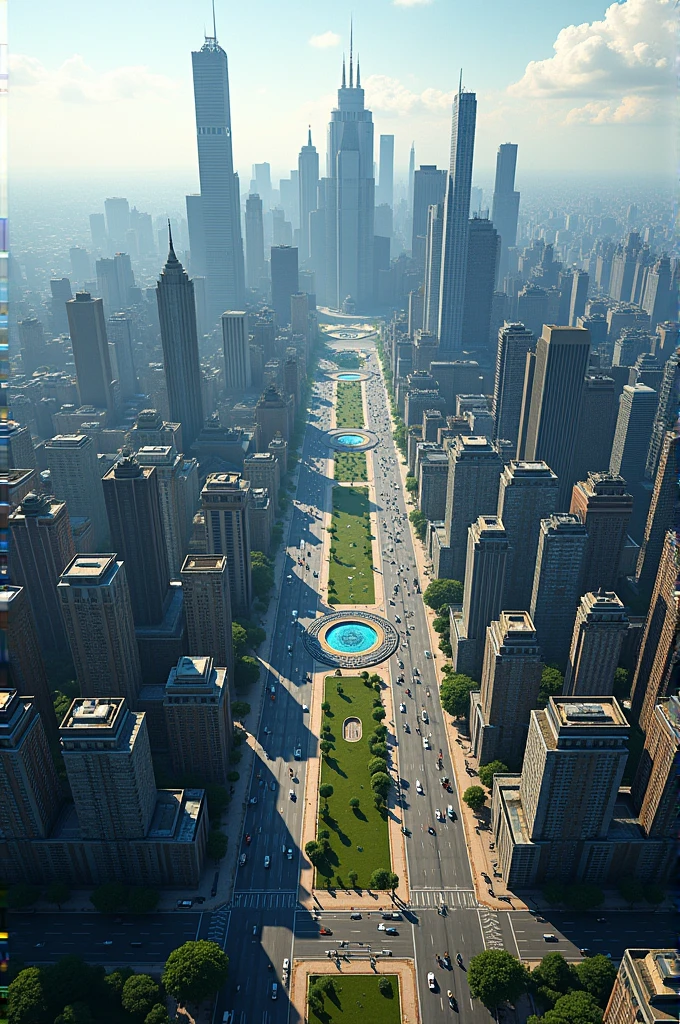 City seen from above