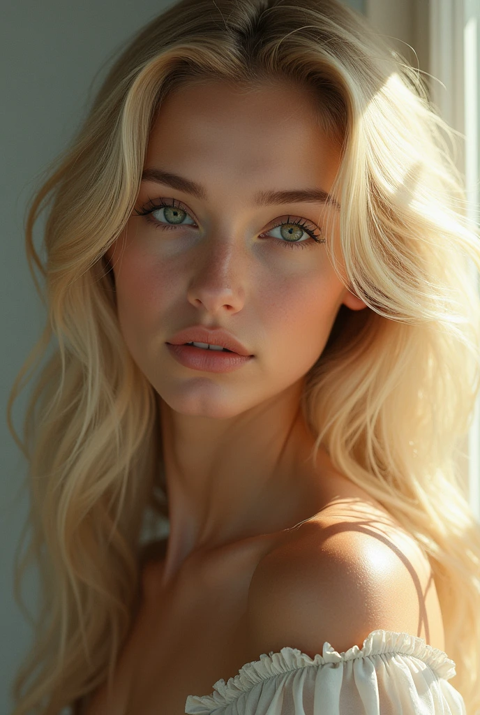 Female model blonde