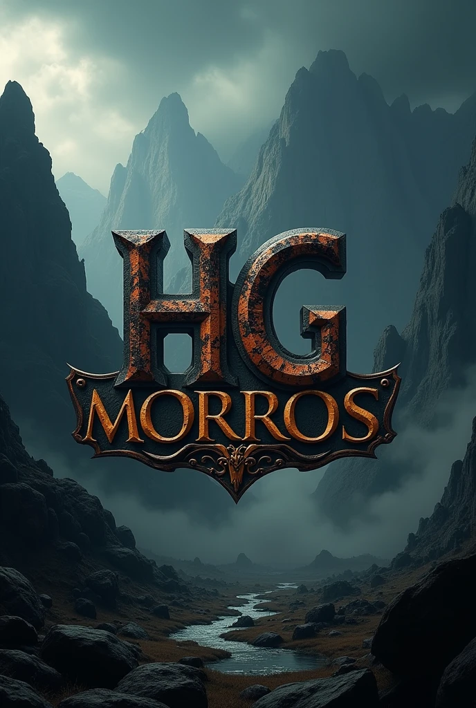 An epic logo that says HG MORROS