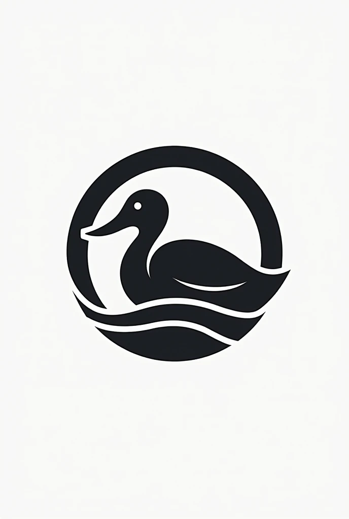 Logo with a duck, called: Duck estetica automotiva