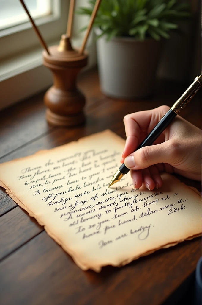 writing a letter 