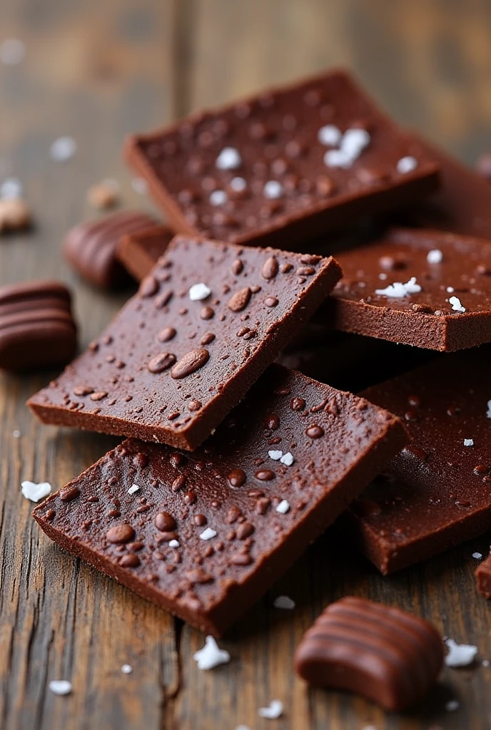 make chocolate tempeh chips