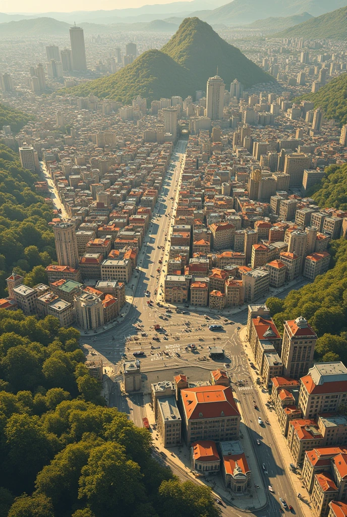 Create a 2D map in high definition, detailing the central neighborhoods of São Paulo in the early 20th century, highlighting the boundaries between neighborhoods. The map must be 90 x 65 cm.