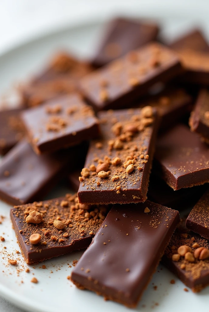 make chocolate tempeh chips