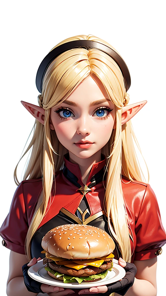 Blonde,Elf,hamburger