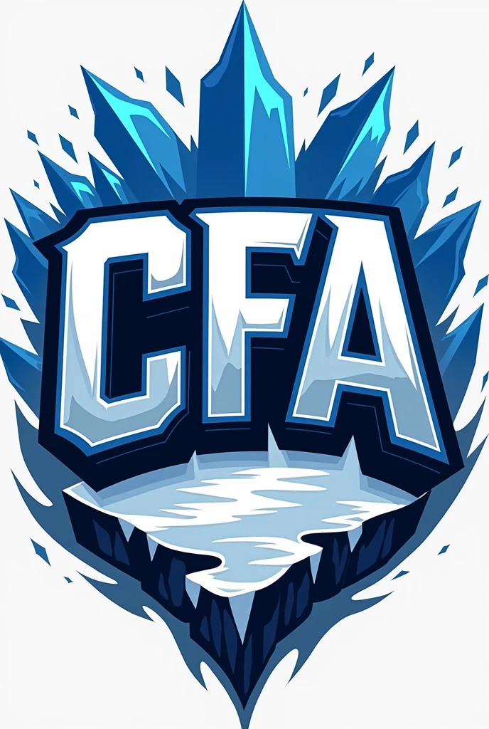 Make a logo about an American Football league called CFA (Cold Football Association) and make it colorful and unique