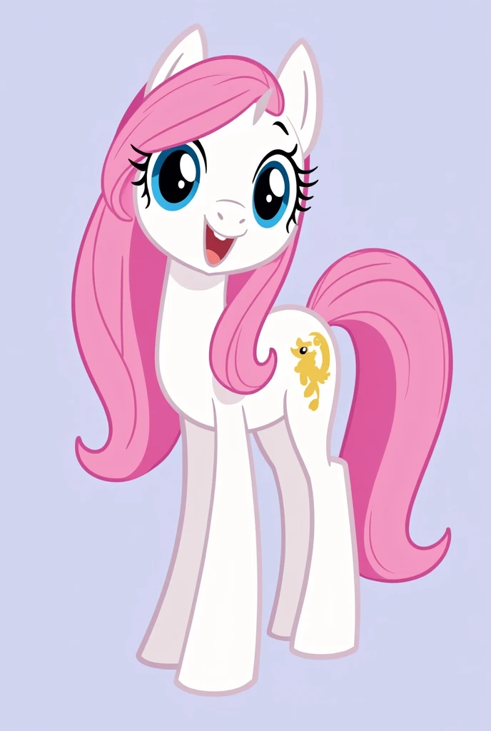 mlp, 2d, base, base pony,eyes, vector line, beautiful, character reference, Color palette, long straight hair, Princess Moon body, princess moon tail, Whole body,eyes