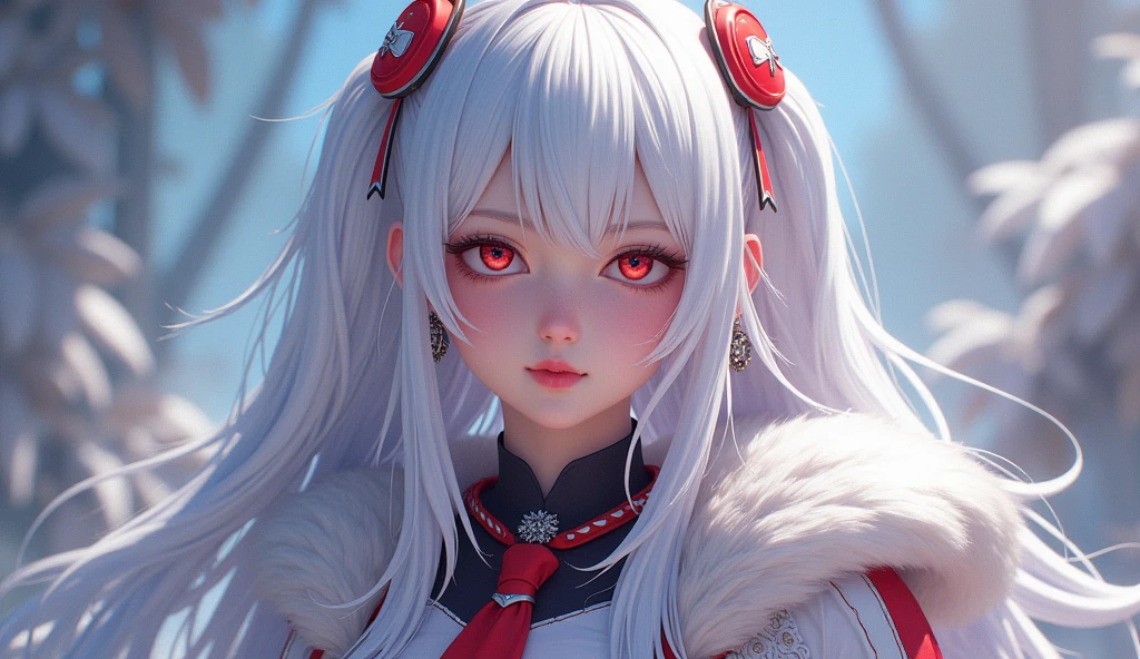 masterpiece, best quality, official art, extremely detailed CG unity 8k wallpaper, highly detailed, illustration,white hair, 