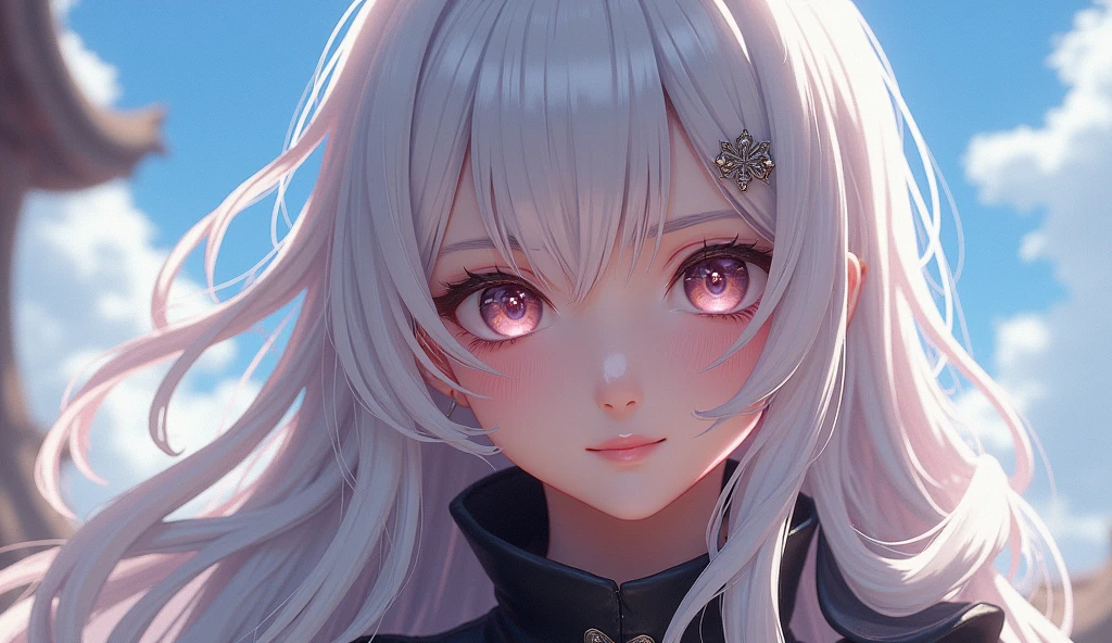 masterpiece, best quality, official art, extremely detailed CG unity 8k wallpaper, highly detailed, illustration,white hair,