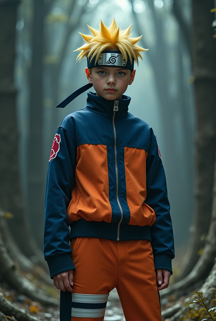 dark fantasy, live action naruto,Kento Yamazaki vestido de naruto uzumaki
