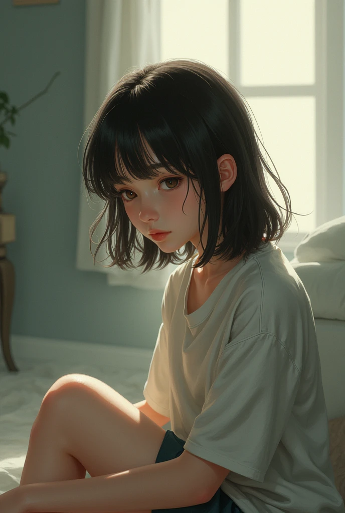 Girl after