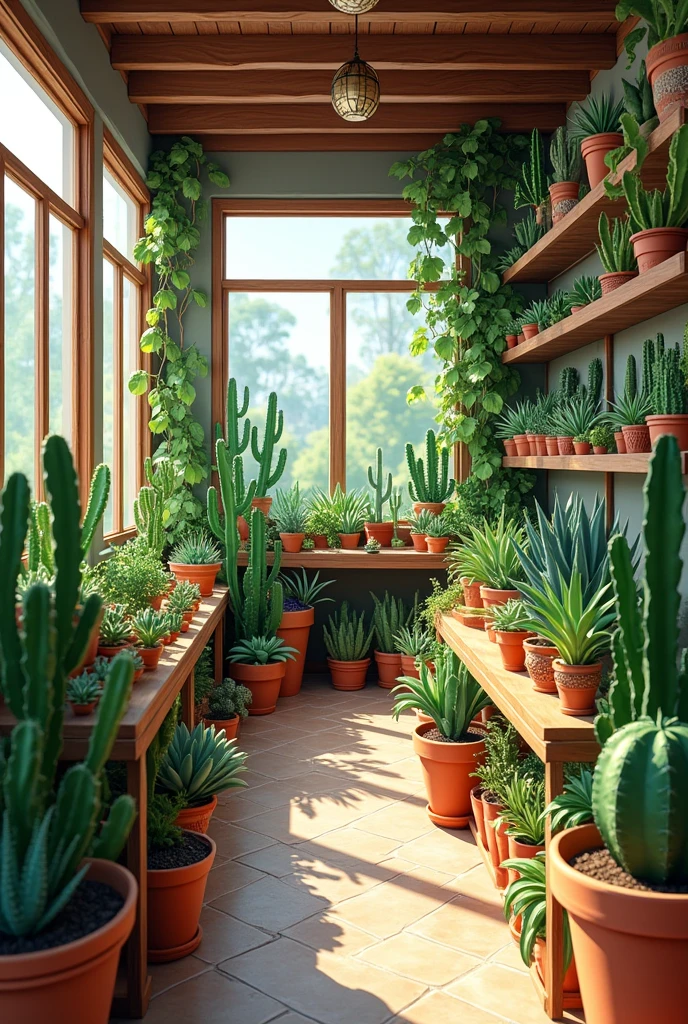 Cactus and pots shop