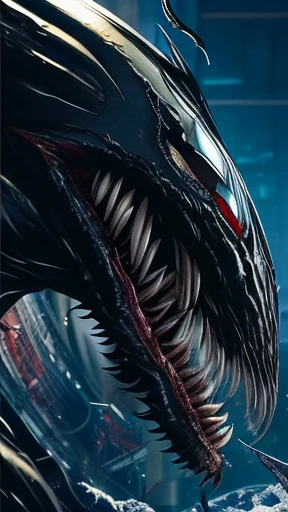 venom is a character in the marvel comics series, venom, venomized, venom Symbiote, Symbiote, , venom fangs, venom dunking on spiderman, fangs, Iconic Character Splash Art, Popular on artstation 4k, Wojtek Fuss, chaos nightmare ❄️ amour venom, author:Ignacio Zuloaga, Art Jem 4K