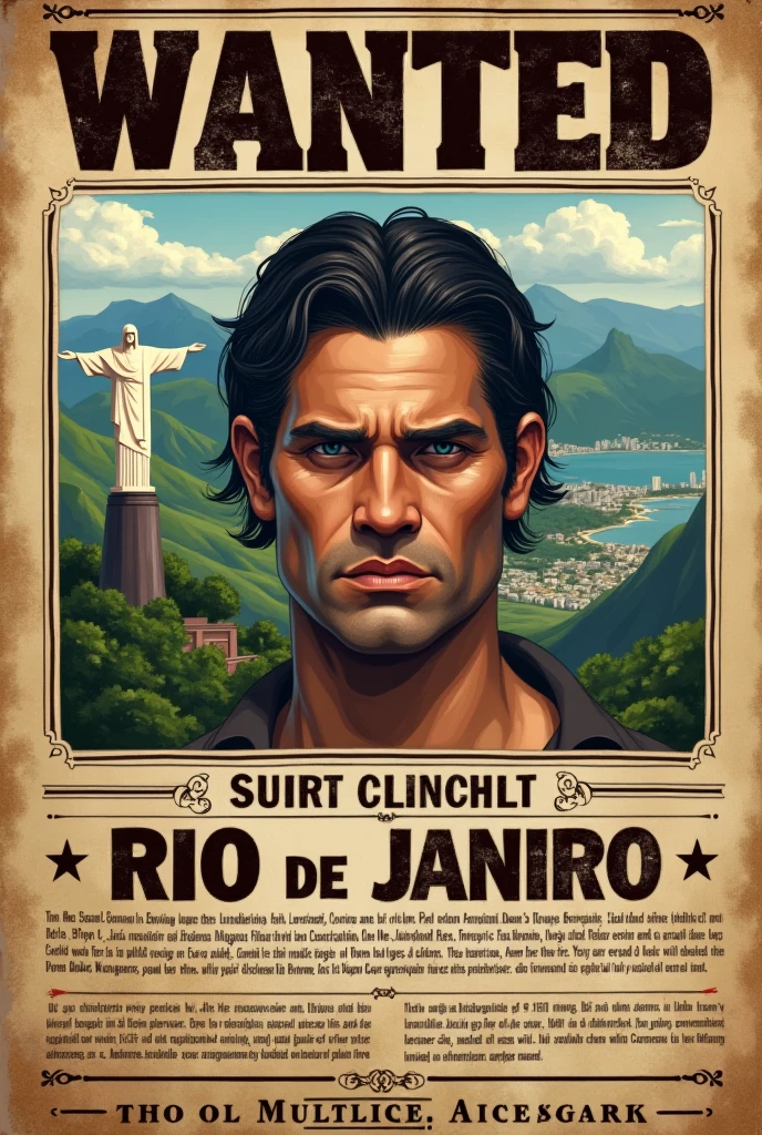 Rio de Janeiro wanted poster