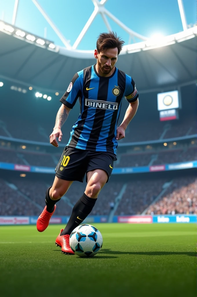 I want a picture of Messi at Inter Miami