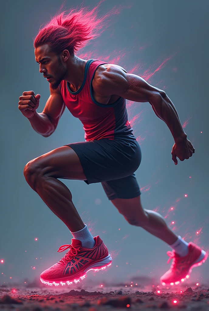 Generates some spikes (Special tennis shoes for athletics) 100m sprinters with the theme of Ekko&#39;s pulsar z from League of Legends