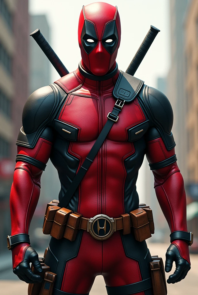 Deadpool with sunglasses

