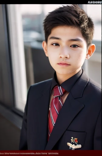 a 13 year old male wearing a suit
BELT VISABLE 4K HIGH QUALITY DETAILED