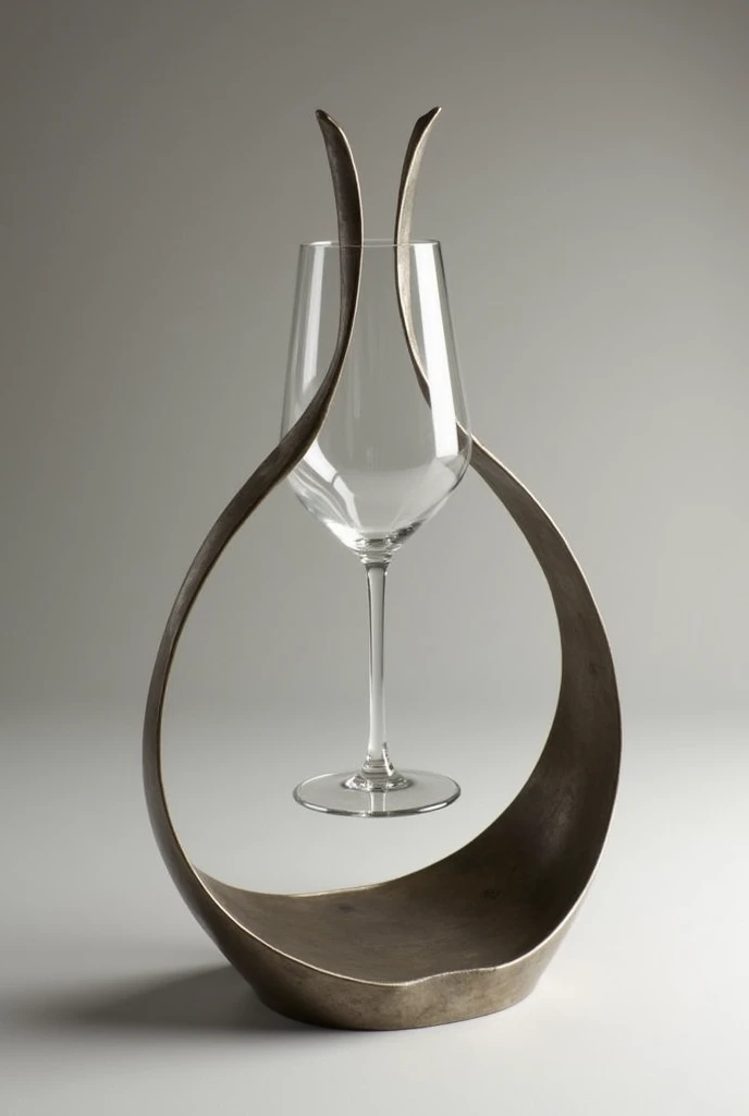 bigger aesthetic metal wine glass holder