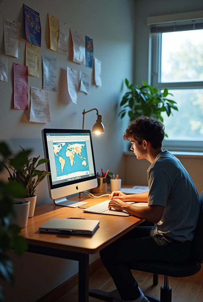 A student starts her virtual classes at 7, At the same time he feels the need to eat but he doesn&#39;t do it yet because he is about to start his classes.