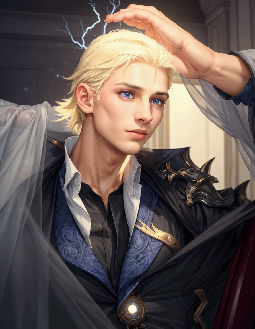 ((BEST quality,8k,Masterpiece:1.3)),upper body,,Sharp focus:1.2,Boys with perfect figure,higly detailed facial and skin teksture,Detail eyes,double eyelids,interior view,ferpect lightning,