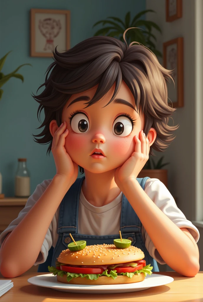 the student feels hungry