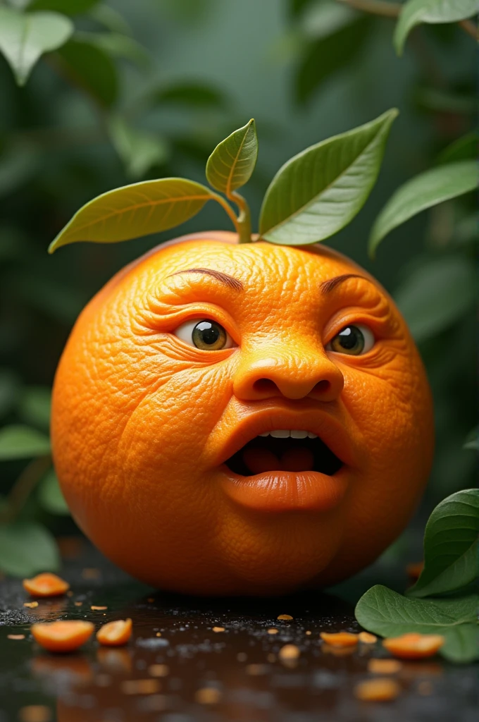 Twisted-chinned mandarin orange