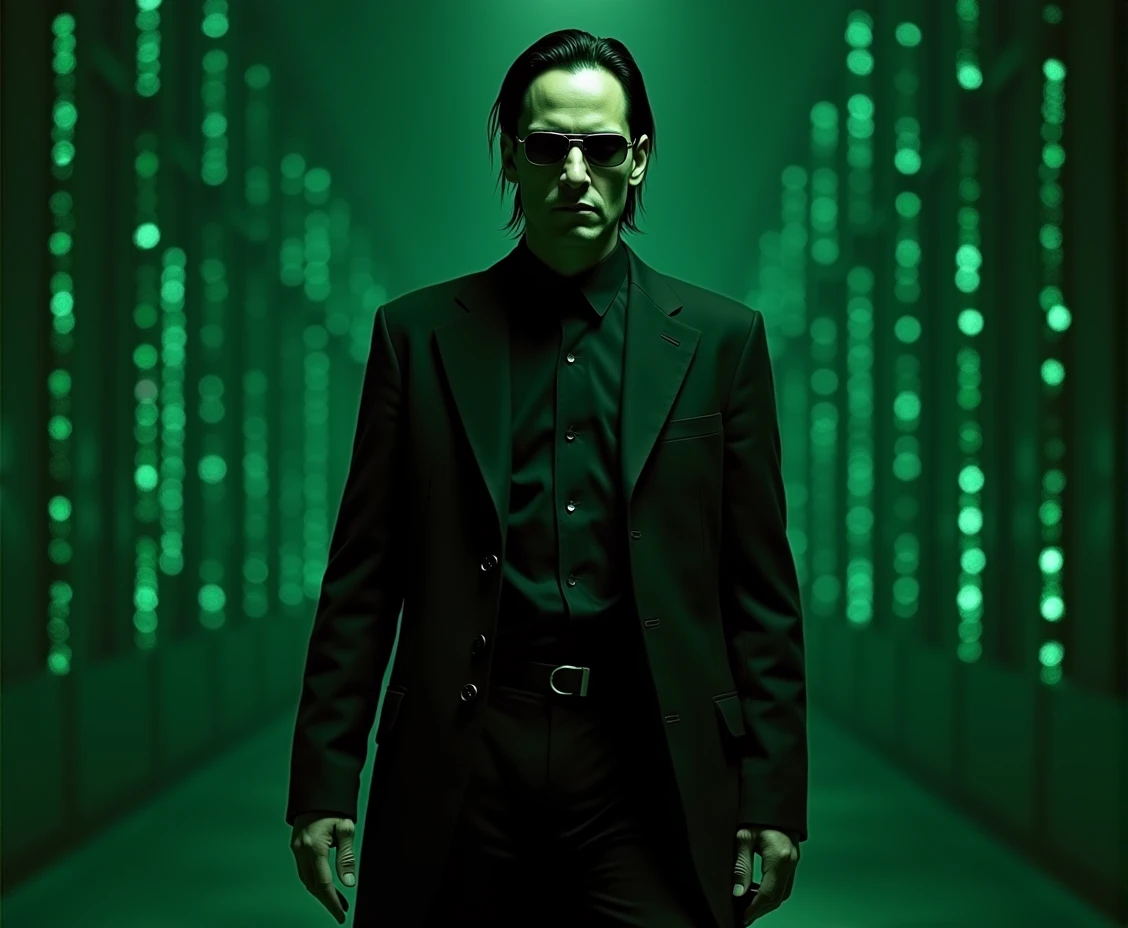 The Matrix,Keanu Levi,Movie Level,8k,Hyperrealism,Photography style