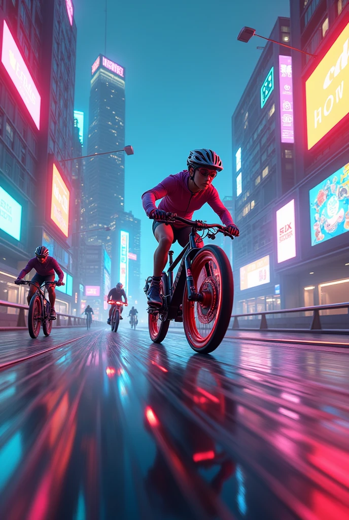 Mark zukerberg making bike Race Game