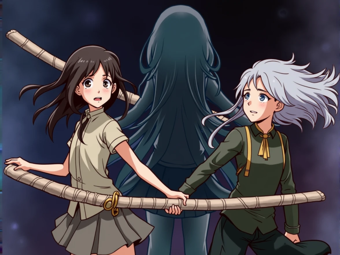 cute anime, Demon Slayer themed, two people who are a couple