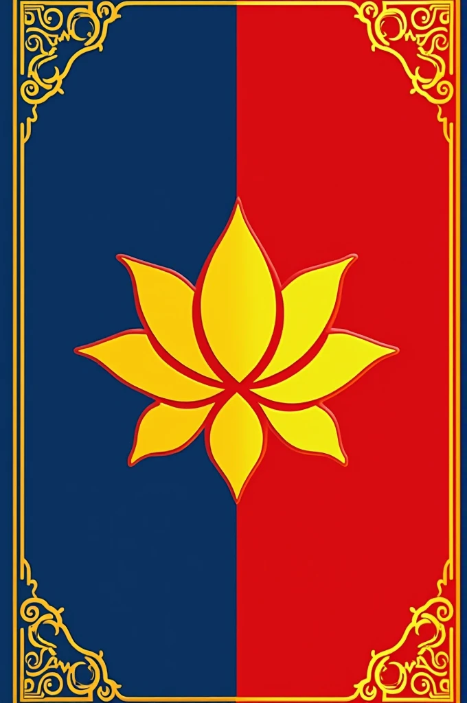 Simple Greater Indochina National Party flag
