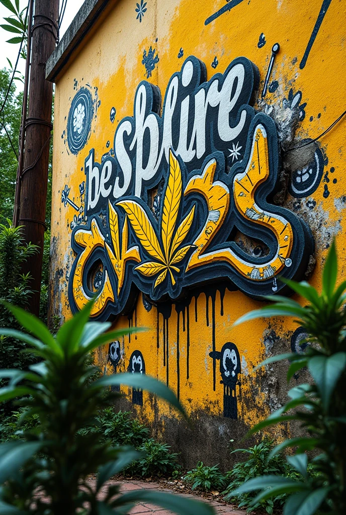Grafiti
Grower Garden Joint Grass
Color negro con blanco y amarillo