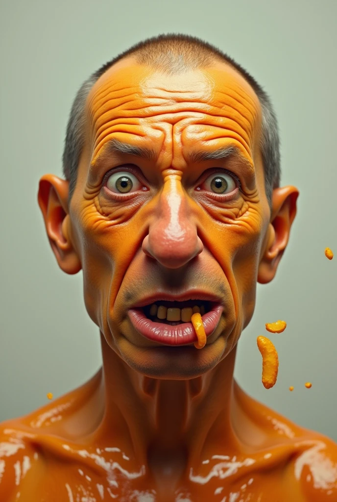 Oranges, your chin sticks out, it's gross, you don't need to eat them, your complexion is orange