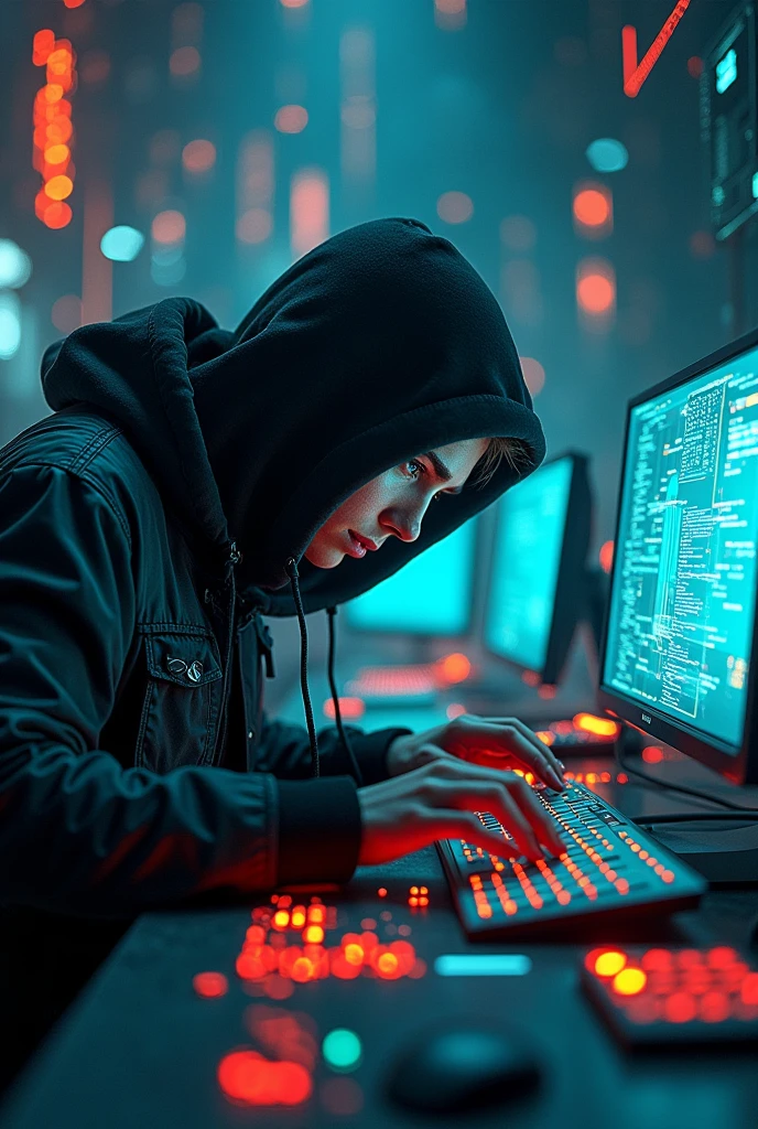 I create a random image that lets hacking