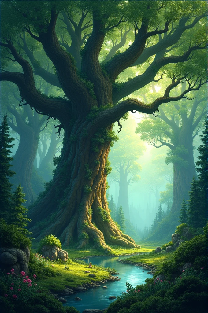 Make a poster them:forest 