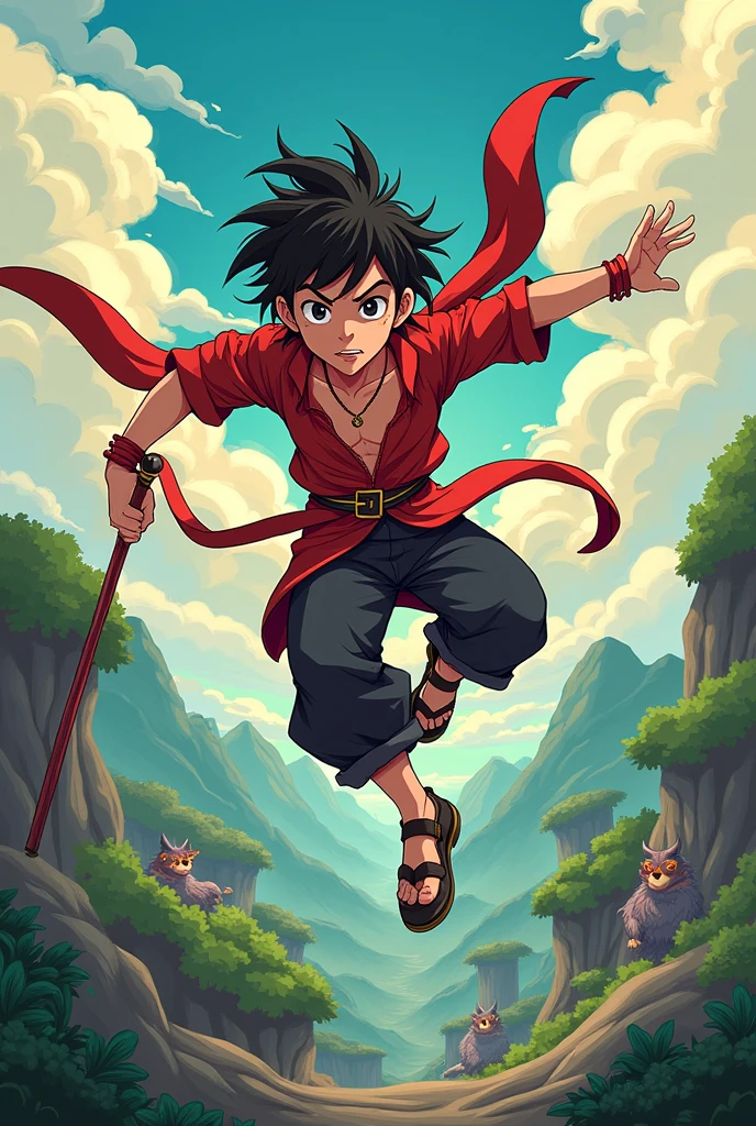 An anime version of a Sun wukong. No pointy ears.