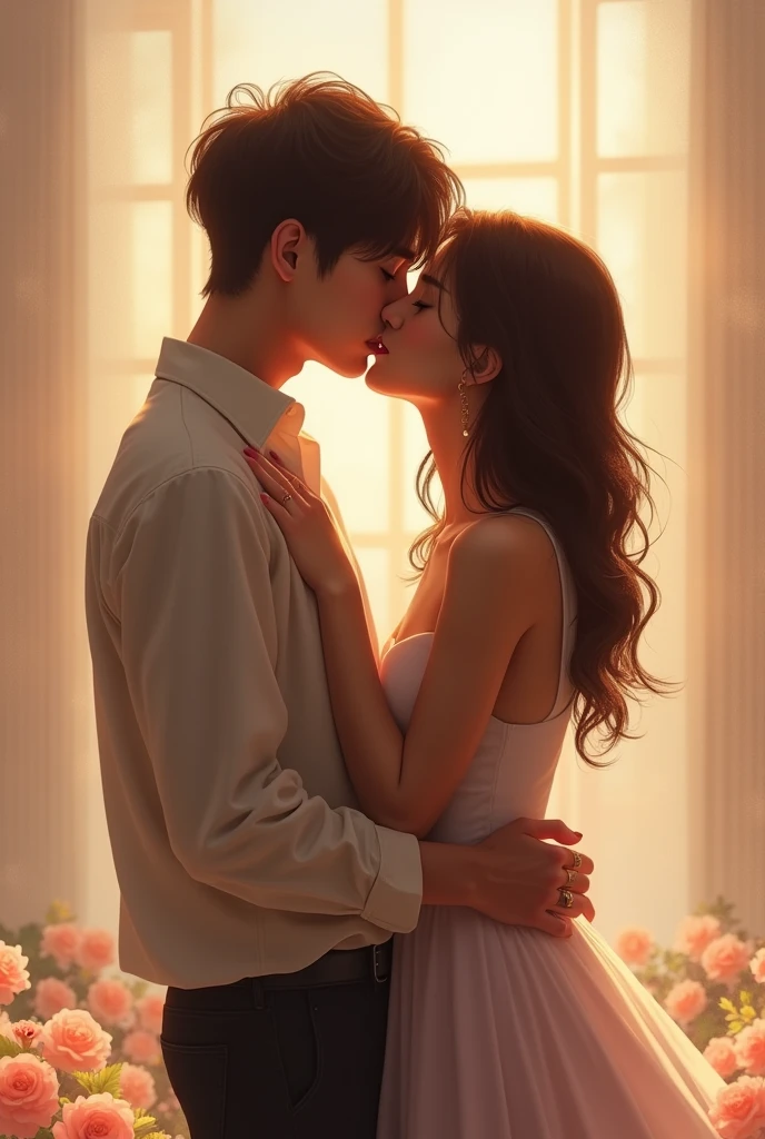 Make a montage/Vhope fanart / Taehyung and Hoseok from bts kissing, Taehyung tem 1,79 de altura e hoseok 1,77 