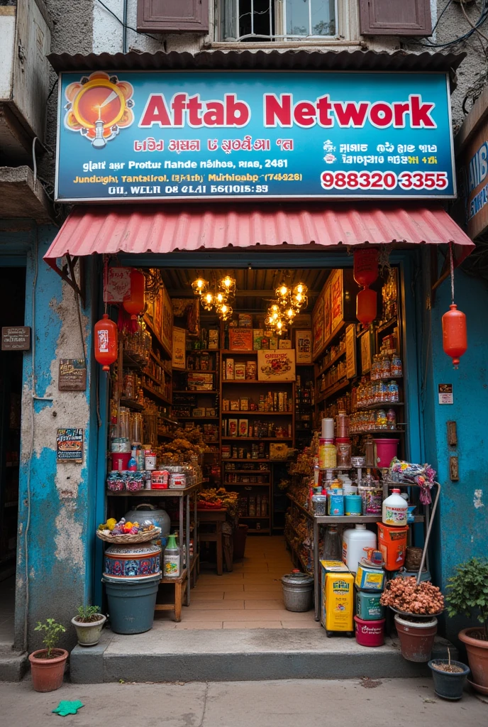 A SHOP NAME AFTAB NETWORK 
ADDRESS JINDIGHI, TANTIBIROL, MURSHIDABAD,742236
MO 9883620355