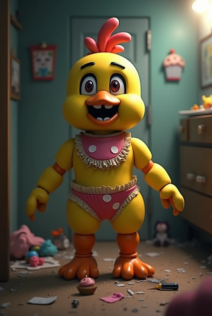 Toy Chica in embarrassing undies