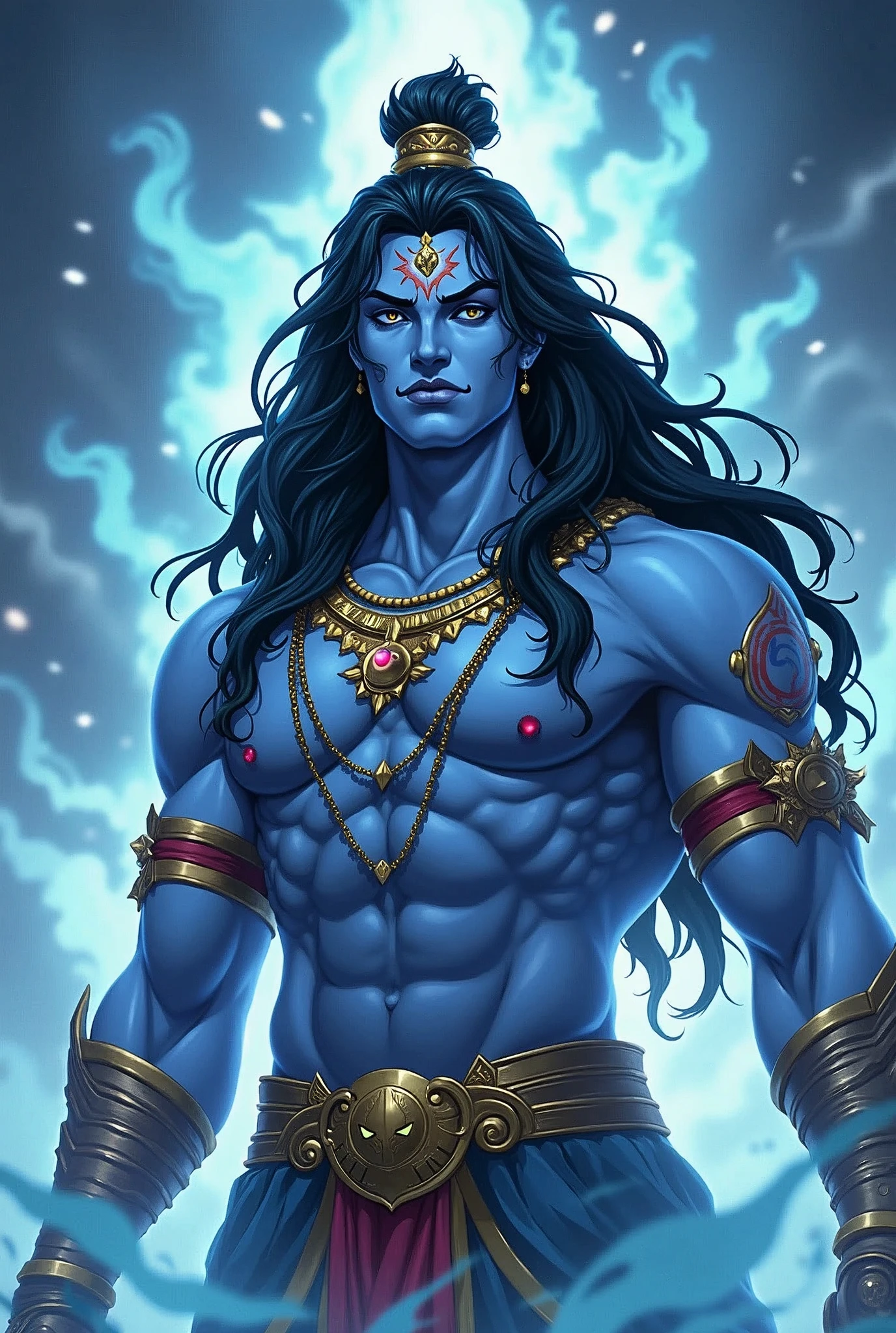 Lord shiva anime character 