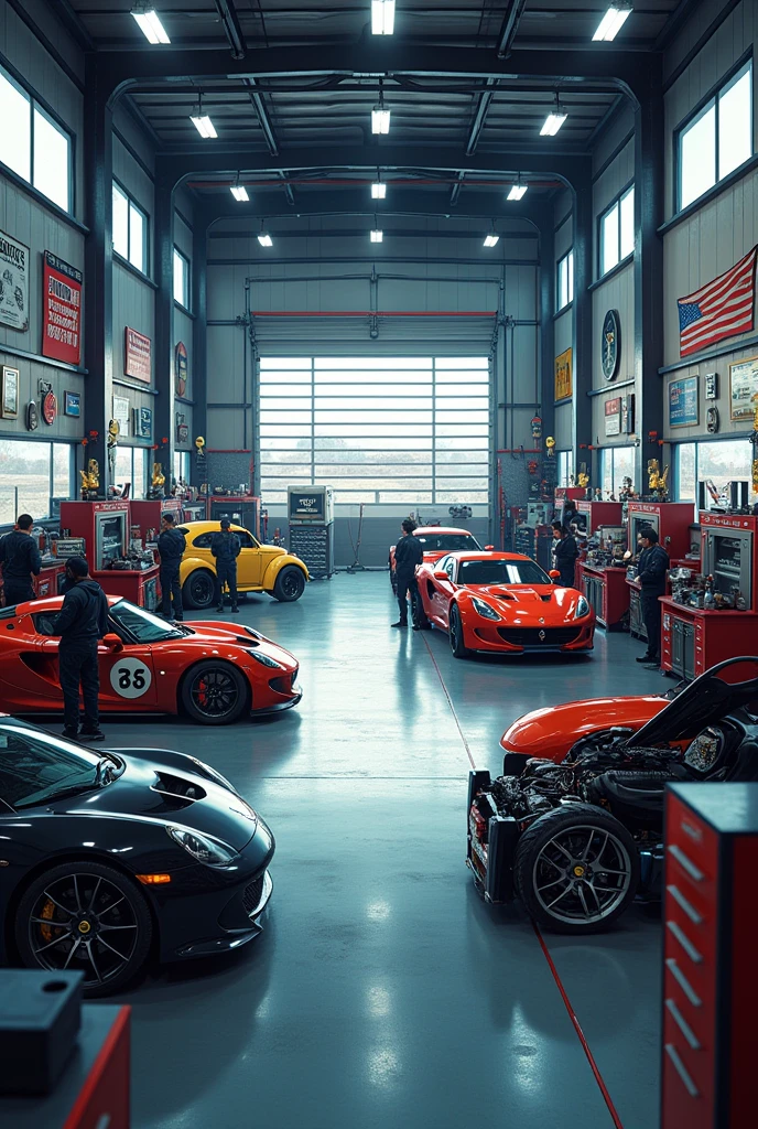 A mechanical workshop called JM Motorsport