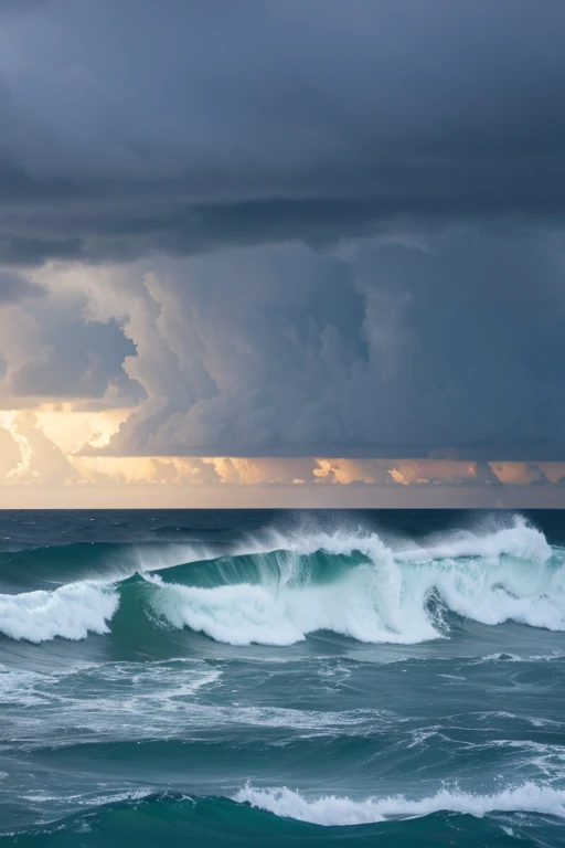 Stormy weather、offshore
