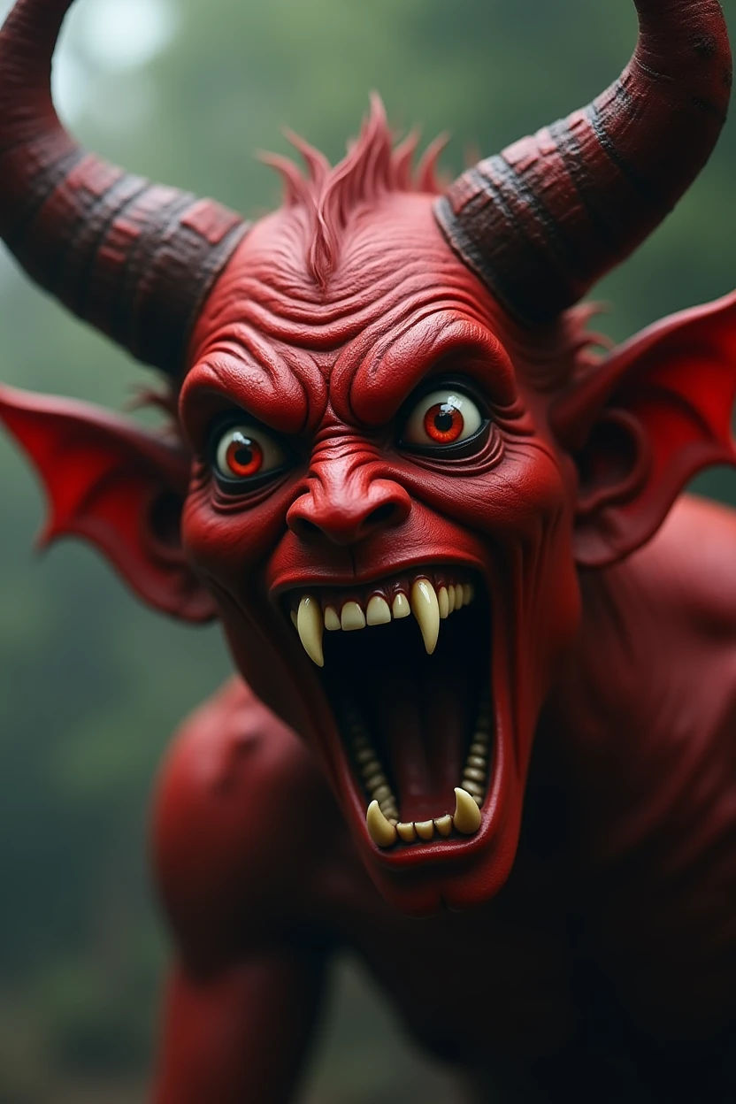 Surprised devil