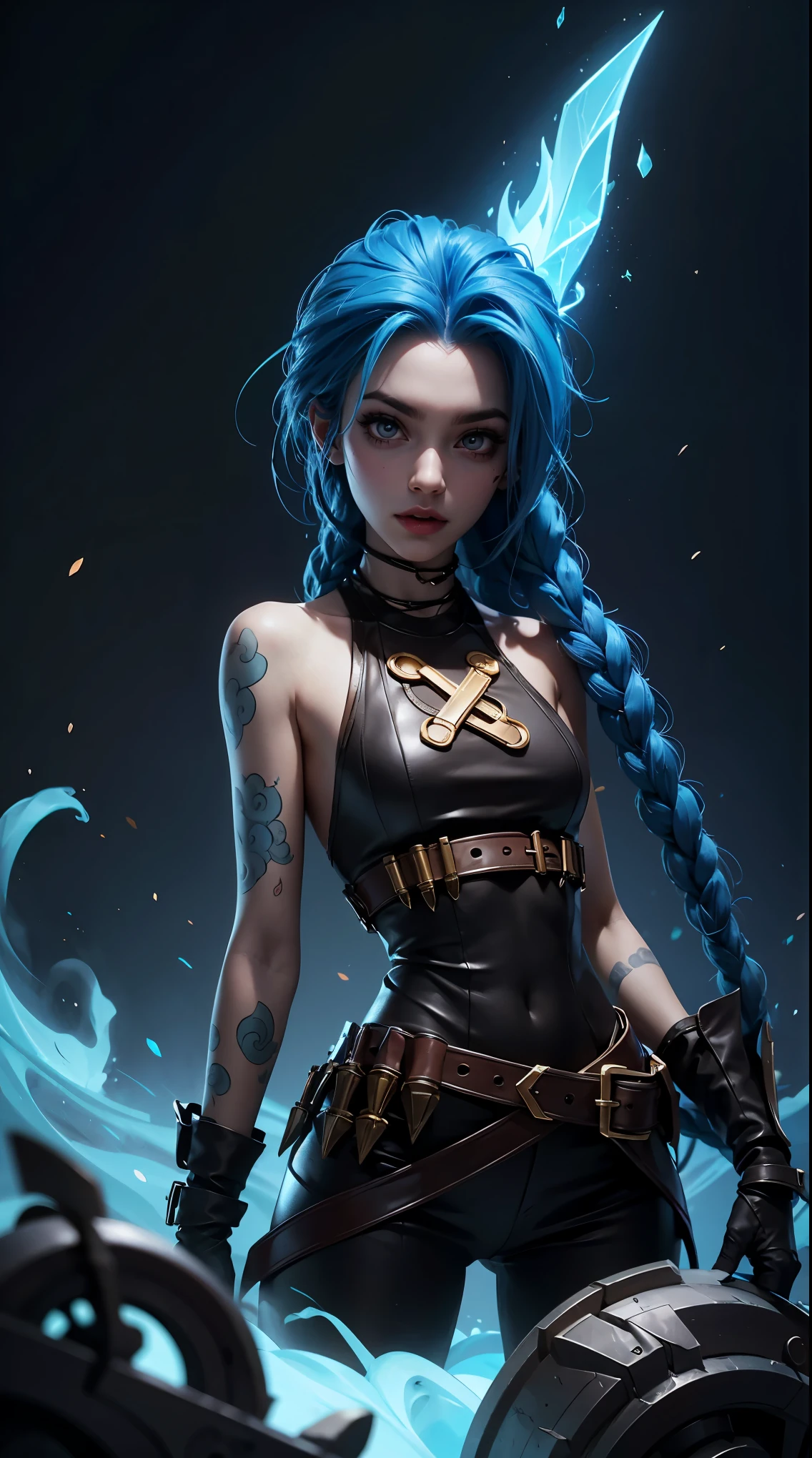 Jinx League of legends, Крупный план