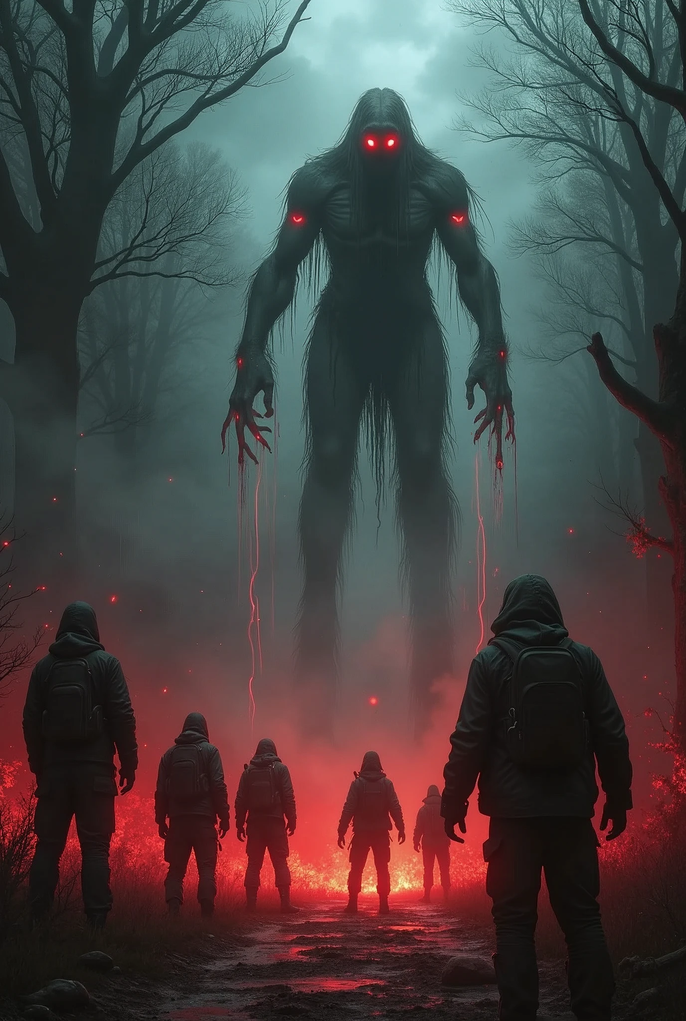 Scientific experiment: Scientists perform an experiment that goes wrong, releasing an evil force that threatens humanity.
zombie-apocalypse: A mysterious virus turns the population into zombies, and a group of survivors struggle to find a safe haven.