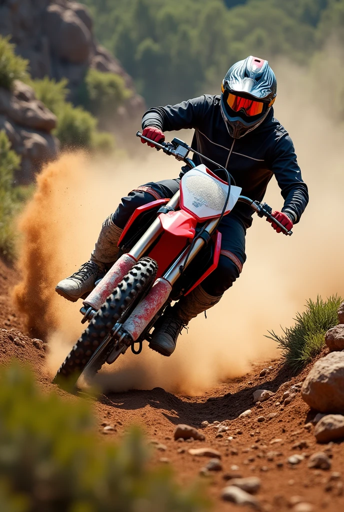 Make a person cutting CRF 230f revs