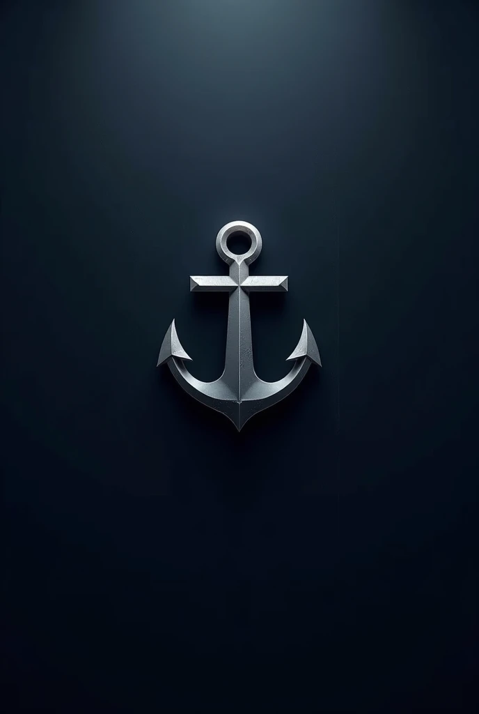 Navy logo with dark theme