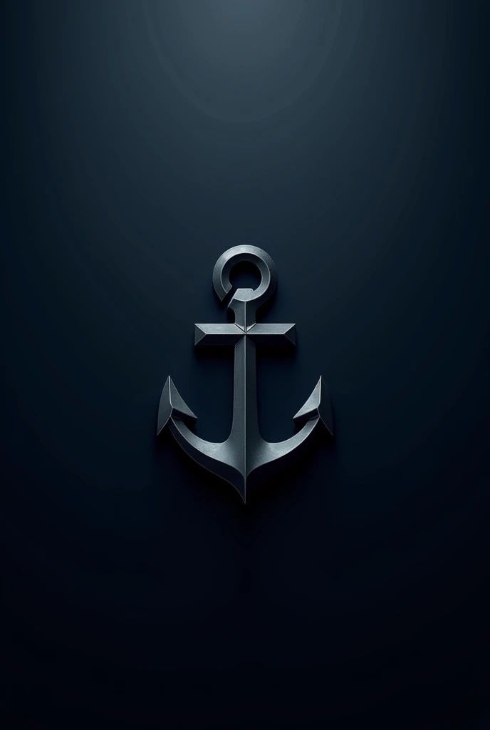 Navy logo with dark theme